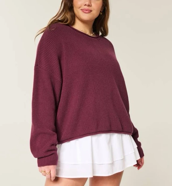 Hollister Women's Easy Crew Sweater