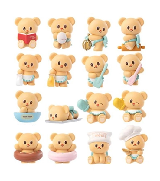 Funism Butterbear Baked With Love Series Cubby Face Blind Box