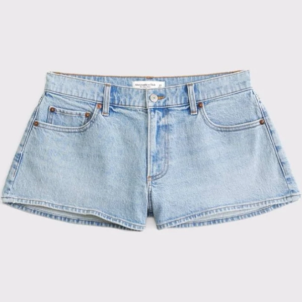 Abercrombie & Fitch Curve Love Low Rise Mini Short