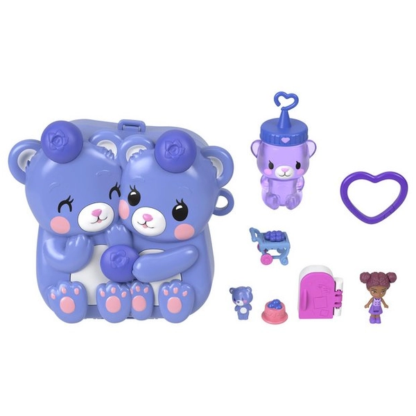 Buy Polly Pocket Blueberry Besties Compact  Doll Playset | Dolls | Argos