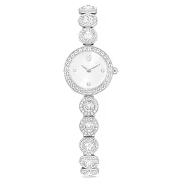 Una Angelic watch, Crystal bracelet, Silver tone, Stainless steel