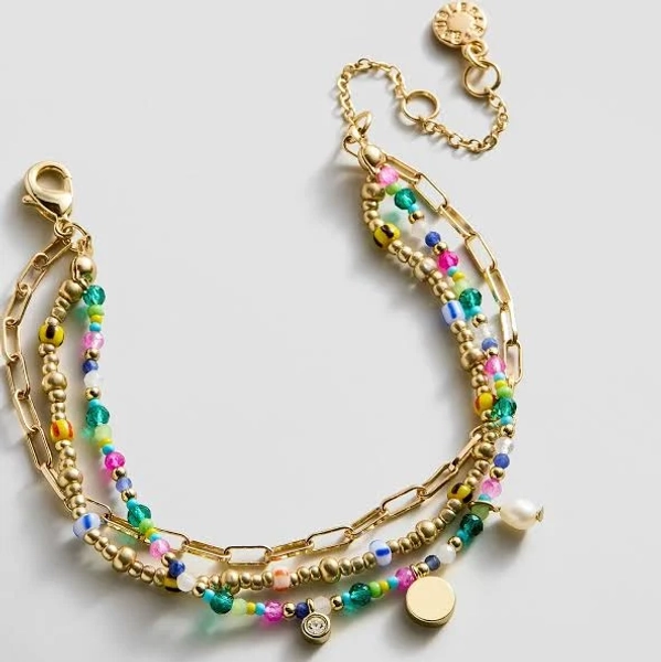 BaubleBar Rowan Semi-Precious Layered Bracelet