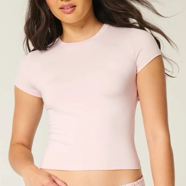 Hollister Women's Soft Stretch Baby Tee
