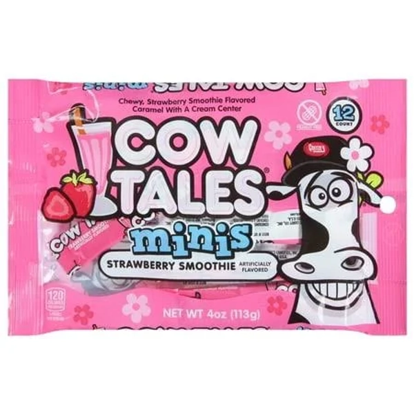 Goetze's Cow Tales Strawberry Smoothie Minis Candy