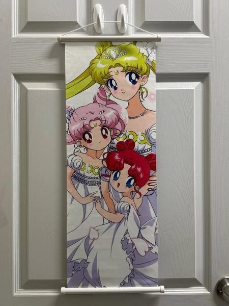 Sailor Moon Princess Serenity Sailor Chibi Moon Chibi Chibi Poster - Wall Scroll