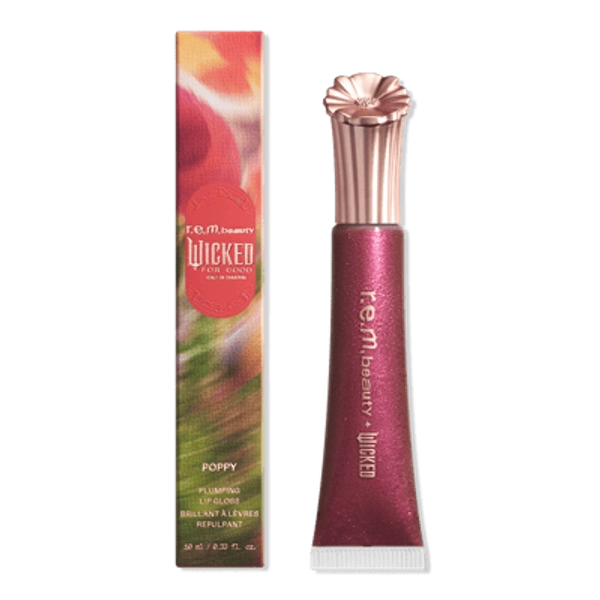 r.e.m. beauty Wicked Poppy Plumping Lip Gloss - Pretty as Poppy