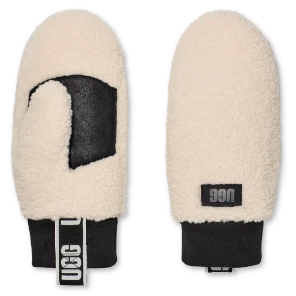 Women's UGGfluff Logo Tape Mitten