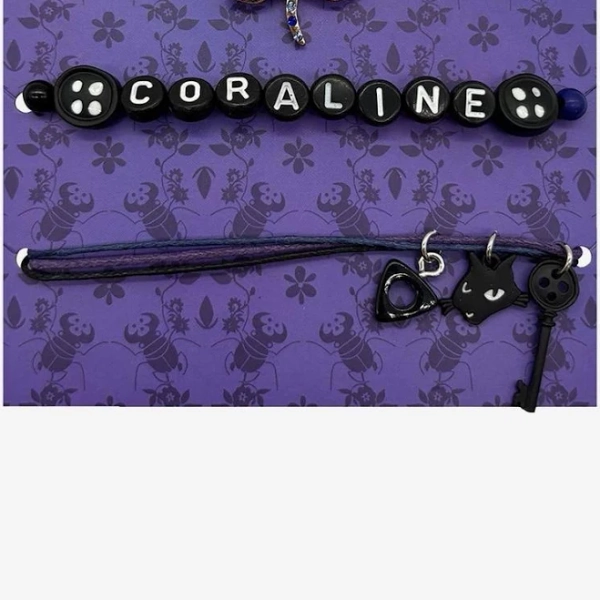Coraline Dragonfly Icons Bracelet Set