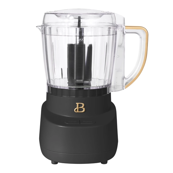 Beautiful 3-Cup Food Chopper, Black Sesame by Drew Barrymore