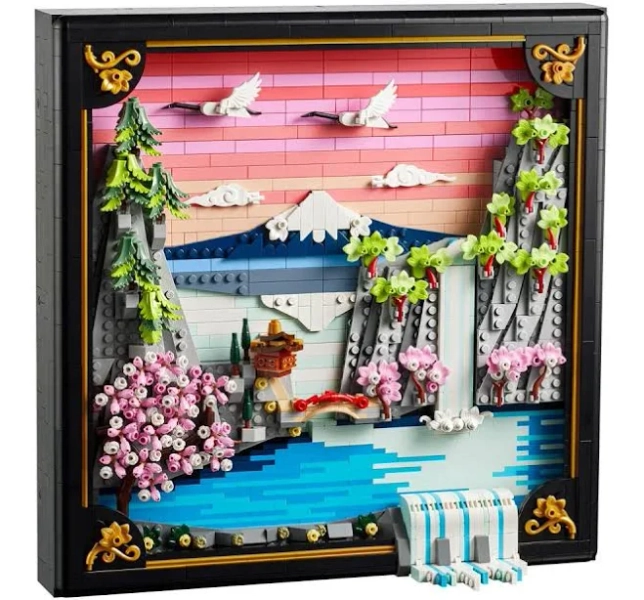 LEGO Art Japanese Cherry Blossom Landscape