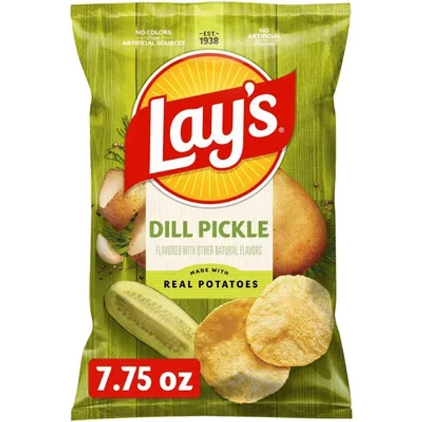 Lay's Dill Pickle Flavored Potato Chips - 7.75oz