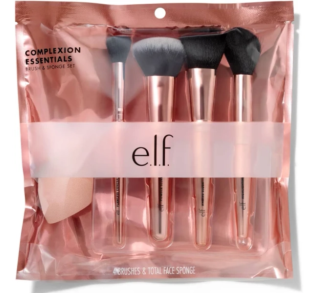 e.l.f. Cosmetics Complexion Essentials Brush & Sponge Set