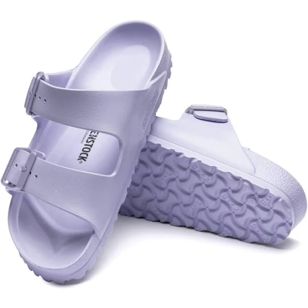 BIRKENSTOCK Arizona Essentials EVA Purple Fog Two-Strap Sandals