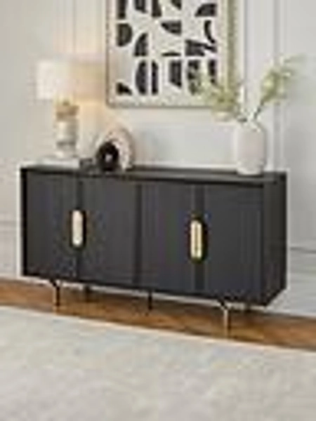 Lena Large Sideboard - FSC&reg; Certified - DARK SMOKED OAK