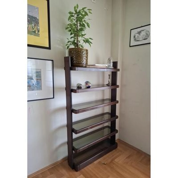 Vintage Gianfranco Frattini Shelf for Cassina, Meblo Made, 70s Style