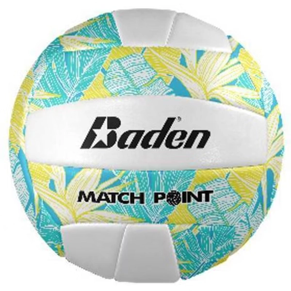 Baden Matchpoint Floral Volleyball - Turquoise/Yellow: Outdoor Sports Equipment, Kids Aged 4+