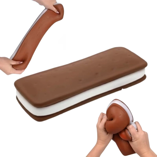 Ice Cream Sandwich Squeeze, Slow Rising Ice Cream Sandwich Squishies , Food Squeeze Fidget Toy for Stress Relief & Anxiety Relaxation 2026 - Walmart.com