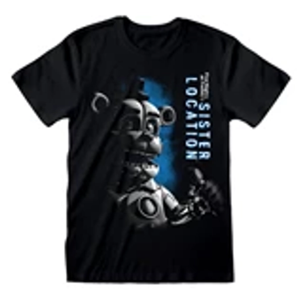 Sister Location Funtime Freddy Five Nights At Freddy's Black Tee | HMV Store