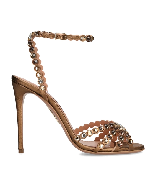 Aquazzura Leather Tequilla Sandals 105