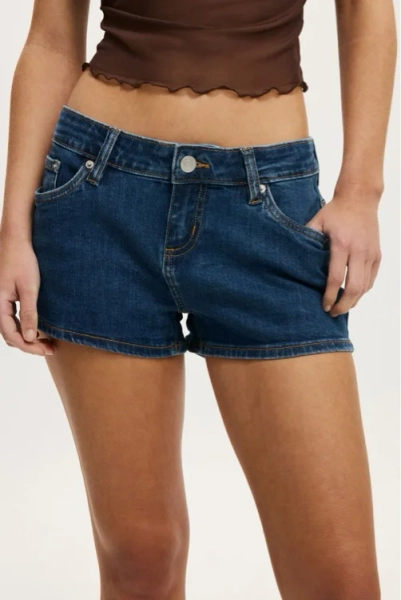Micro Low Denim Short
