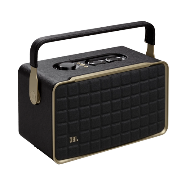 JBL Authentics 300 | Portable smart home speaker with Wi-Fi, Bluetooth and voice assistants with retro design.