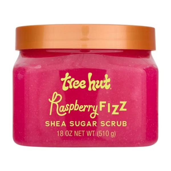 Tree Hut Raspberry Fizz Shea Sugar Scrub - 18oz: Paraben-Free, Sulfate-Free, Vegan, Alcohol-Free