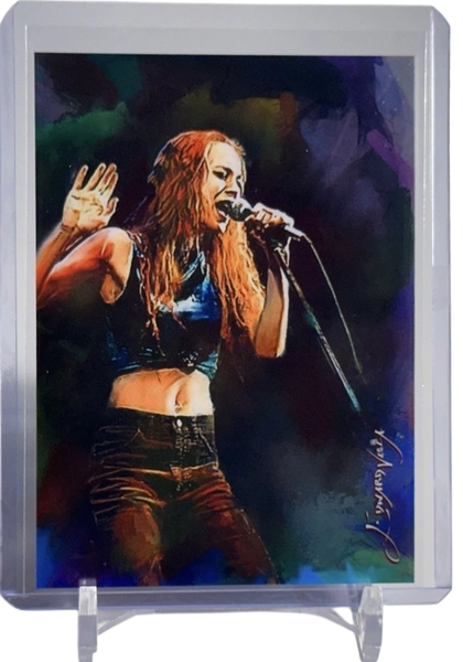 Fiona Apple Limited Art Card 2 #12/50 Autograph Auto Signed by Edward Vela 🔥
