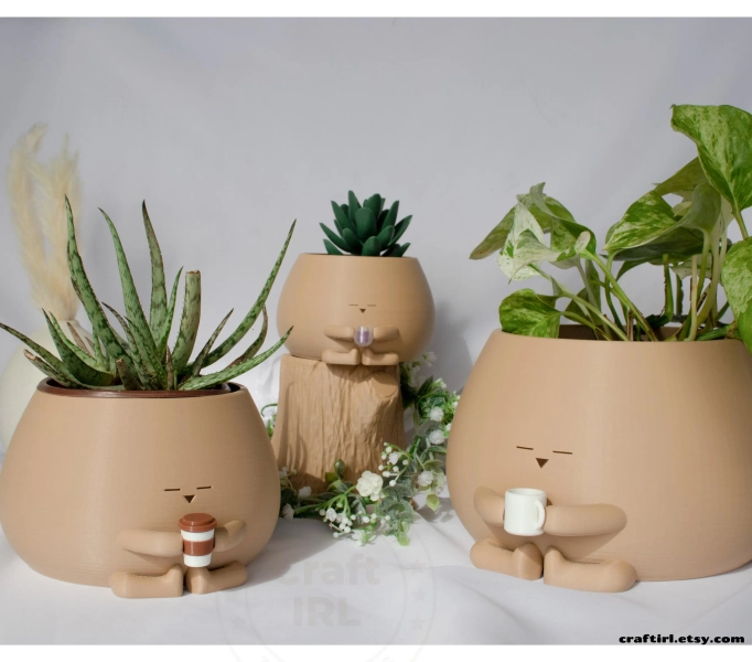 THE ORIGINAL Cozy Pot Holding Drink Planter | Wine Coffee Bubble Tea for Plant Lover