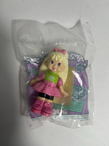 Vintage Totally Toy Holiday Sally Secrets Doll Figurine McDonalds Happy Meal New