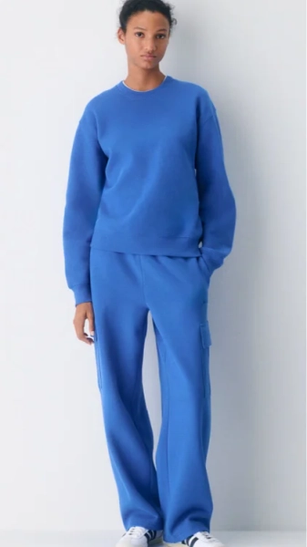 Cozy Sweatfleece Perfect Crew Sweatshirt
