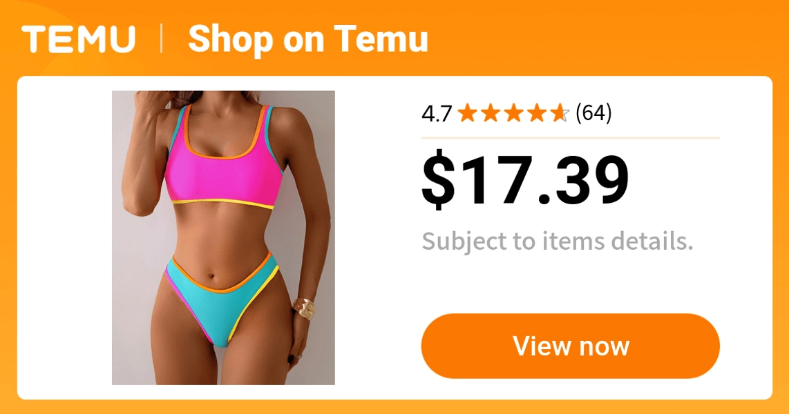 color   fresh simple solid candy color two piece - Temu