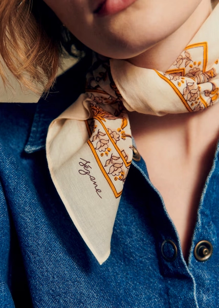 Foulard Gaston - Fleurs avril