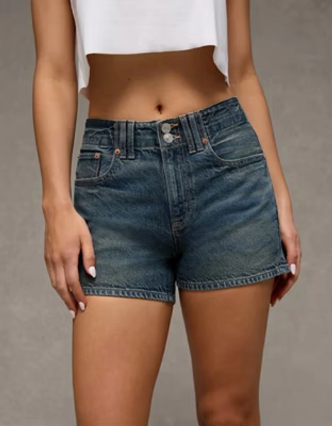 AE Strigid Super High-Waisted Relaxed Denim Short