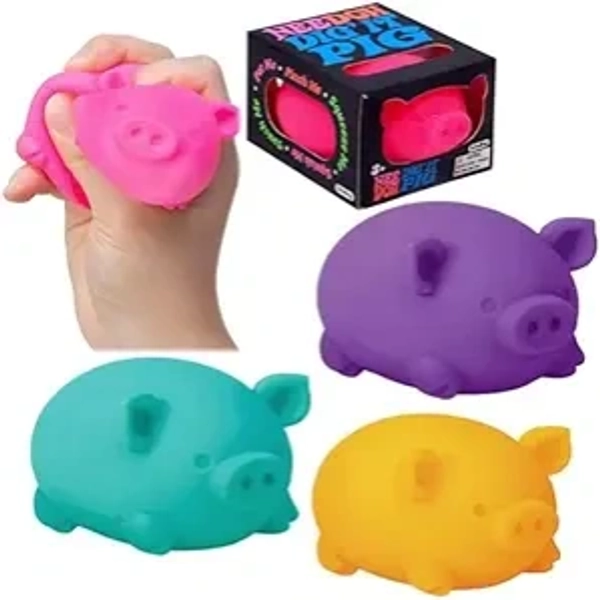 NeeDoh Dig' It Pig – Squishy Balls – 3 Pack - Original NeeDohs Stress Toy