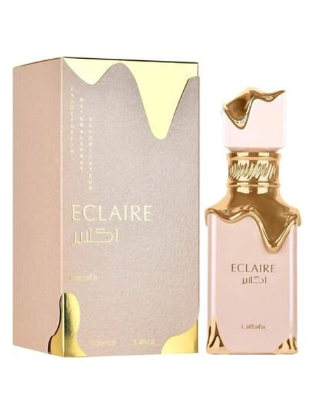Lattafa Eclaire Eau De Parfum For Women – 3.4 Oz | Sweet Gourmand Floral Scent With Caramel, Vanilla & Musk, Long Lasting Indulgent Fragrance