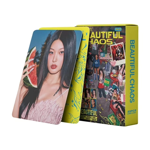 L0o+mo Cards KAT+S0-E-Y-E BEAUTIFUL CHAOS Lo0+mo Cards - 55PCS KPOP Photocards for K-A-T+S-EYE Fans