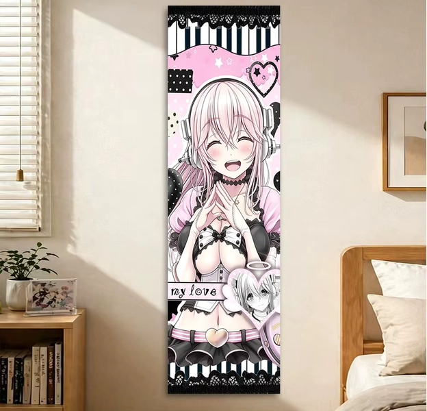 VIKAMA Kawaii Cute Sonico Background Cloth Long Tapestry Suitable For Home Bedroom Dorm Wall Decoration Perfect Gift For Friends - AliExpress 15