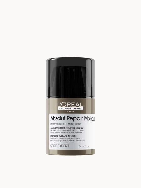 L'Oréal Professionnel Absolut Repair Molecular Leave-in Mask, for Extremely Damaged Hair 50ml