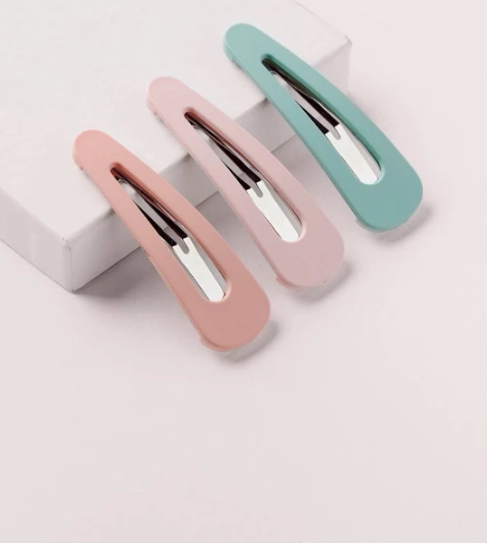 The Hair Edit Pastel Snap Hair Clip Set (3 Pack)