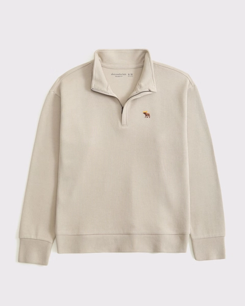 signature icon quarter-zip