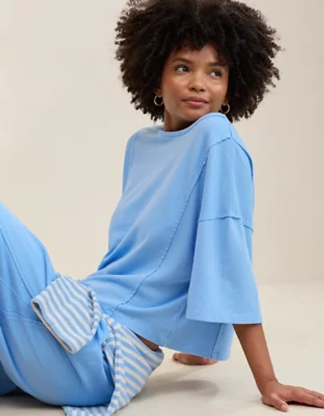 aerie waffle top!!
