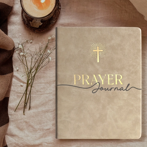 1pc   leather prayer journal 180 day christian devotional - Temu
