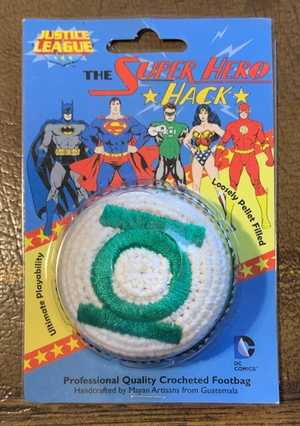 Justice League The Super Hero Hack - Green Lantern Footbag - Hacky Sack - New