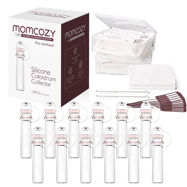 Momcozy Colostrum Collector, Portable Reusable Breast Milk Collector and Storege, 5ml HSA/FSA Eligible - Walmart.com