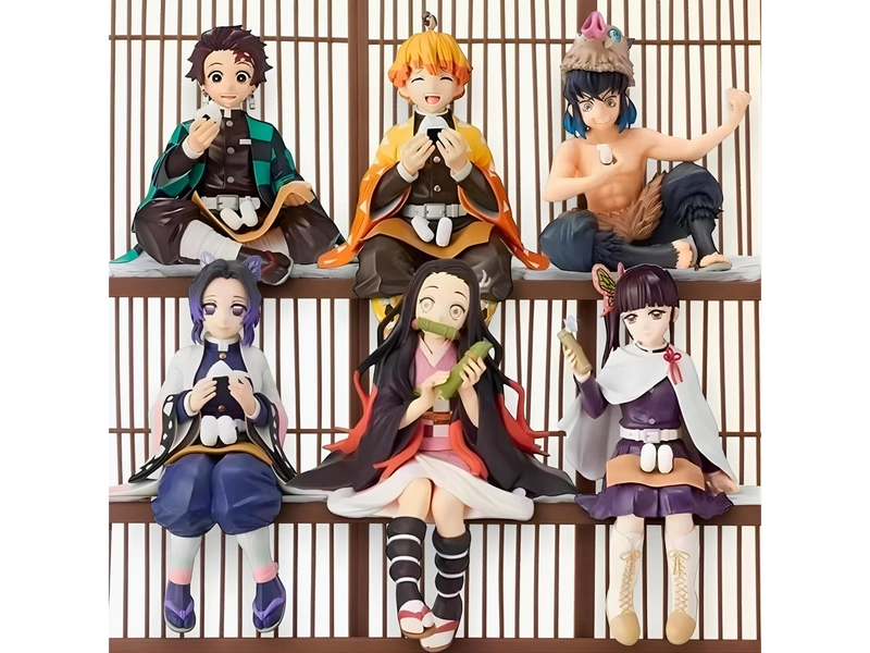 Demon Slayer Figure Set, Anime Model, Halloween Gifts