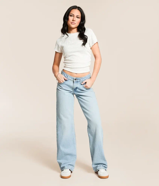 23 Blasted Stone Clean Psk Premium Low Loose Jean