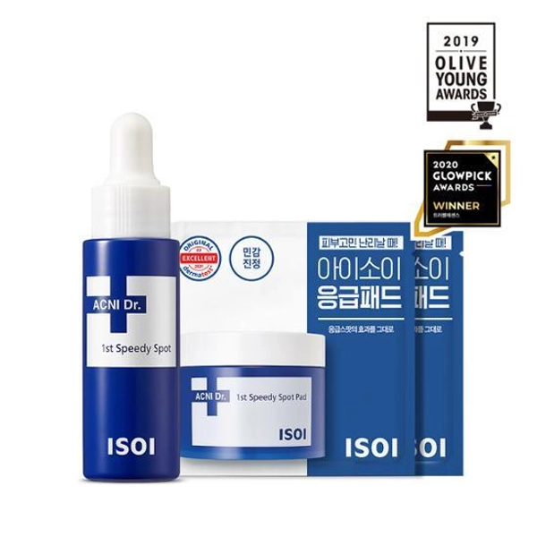 ISOI Acni Dr. 1st Speedy Spot 14mL + Acni Dr. 1st Speedy Spot Pad Special Set | OLIVE YOUNG Global