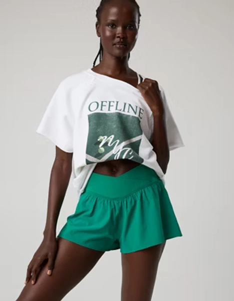OFFLINE By Aerie Real Me Crossover Flowy Short