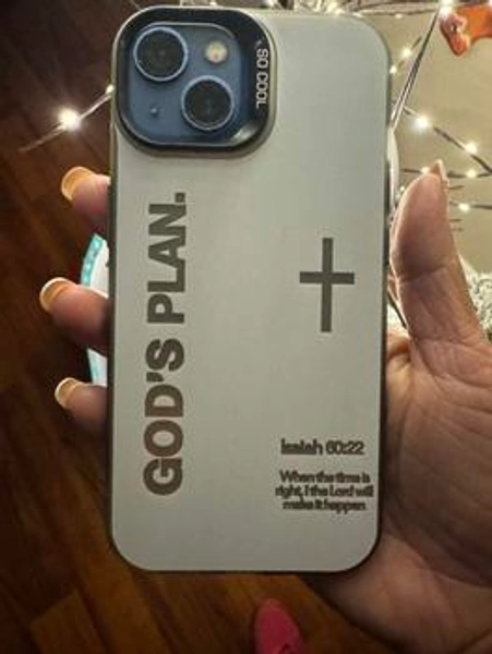 God's Plan Phone Case Cross Pattern Religious Art Fashion TP - TikTok Shop