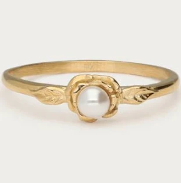 My Jewellery Ring met roos en imitatieparel